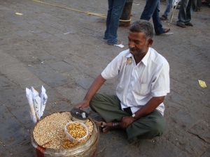 Selling nuts in Mumbai